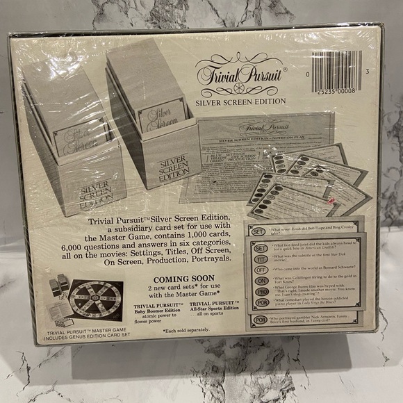 *NEW* Trivial Pursuit Sliver Screen Edition - Picture 2 of 4